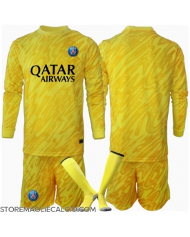 Paris Saint-Germain Portiere Maglia Gara Terza Repliche 2024-25 Bambino Maniche Lunghe
